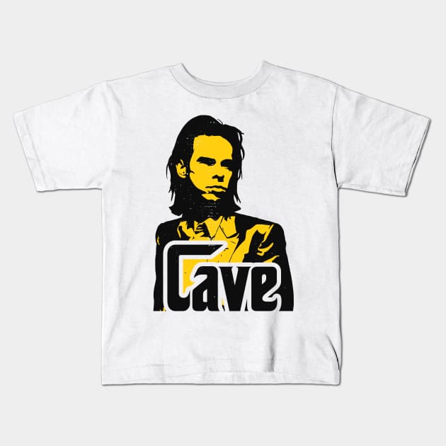 Retro Nick Cave Next Door Tribute Kids T-Shirt by darklordpug